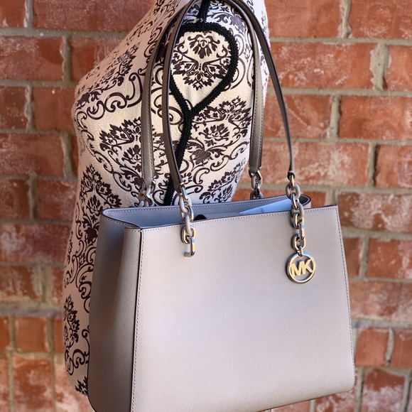 Michael kors Sofia large leather tote bag grey - Picture 2 of 8